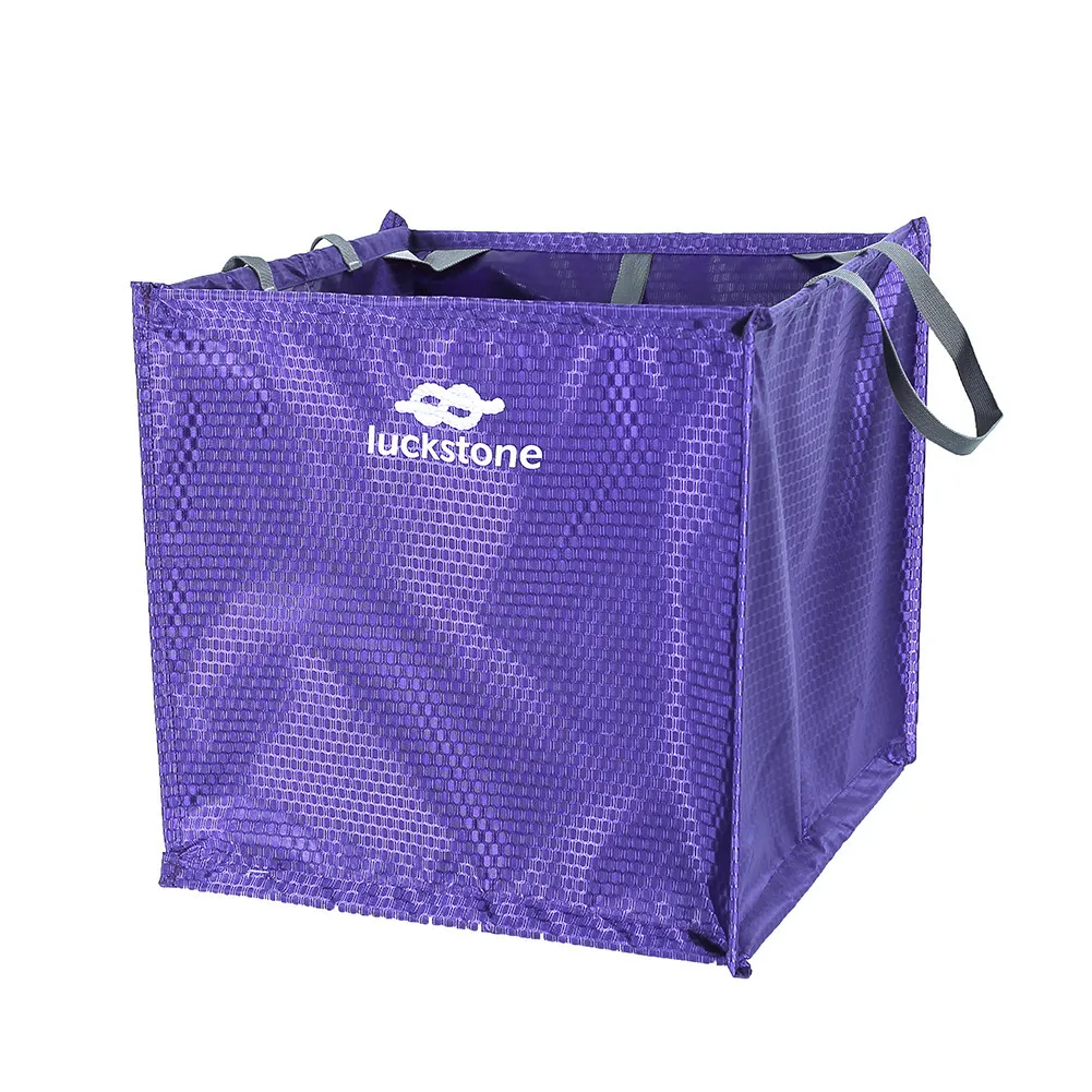 Outdoor Cube Shaped Throw Line Storage Bag Folding Triangle Bargain Bait Box