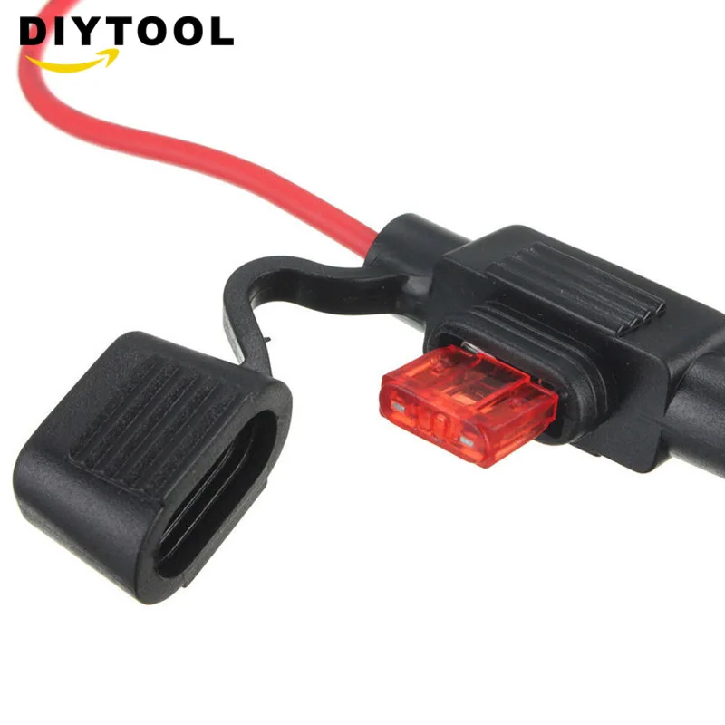 Waterproof Power Socket Mini Blade Type In Line Fuse Holders with 10A Fuse Car Replacement Fuses
Waterproof Power Socket Mini Blade Type In Line Fuse Holders with 10A Fuse Car Replacement Fuses