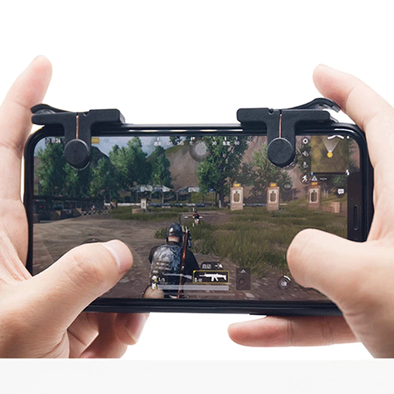 1 pair universal Mobile Gaming Trigger Fire Button Handle L1R1 Shooter Controller for PUBG 4*1.3*2.5 cm
1 pair universal Mobile Gaming Trigger Fire Button Handle L1R1 Shooter Controller for PUBG 4*1.3*2.5 cm