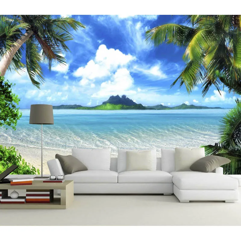 3D Custom Photo Mural DIY Wallpaper Living Room TV Background Beach sea view Non-woven fabric Wall Papers New For Walls 228
3D Custom Photo Mural DIY Wallpaper Living Room TV Background Beach sea view Non-woven fabric Wall Papers New For Walls 228