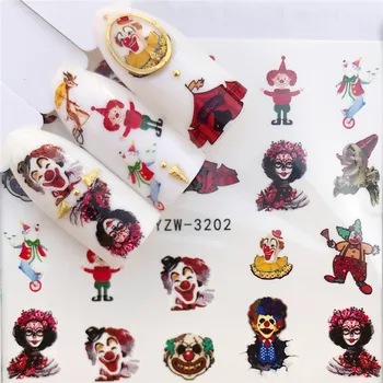 LCJ 1 PC Colorful Flower /Clown Water Transfer Nail Art Sticker Beauty Red Maple Leaf Decal Nails Art Decorations
LCJ 1 PC Colorful Flower /Clown Water Transfer Nail Art Sticker Beauty Red Maple Leaf Decal Nails Art Decorations