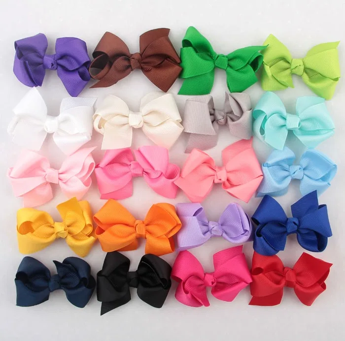 Yundfly 3" 120pcs Ribbon Bows For Girls Headbands Hair Clips Hairpin Chidlren Women DIY Hair Accessories
Yundfly 3" 120pcs Ribbon Bows For Girls Headbands Hair Clips Hairpin Chidlren Women DIY Hair Accessories