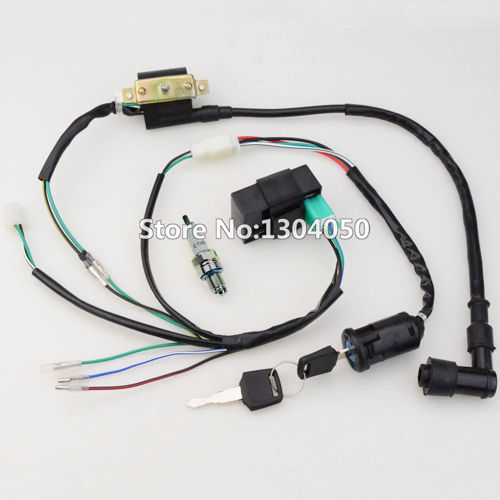 Катушка зажигания CDI 50cc 70cc 90cc 110cc 125CC C7HSA, Свеча зажигания, жгут проводов, набор проводки ATV, Электрический Quad FRE, доставка
Катушка зажигания CDI 50cc 70cc 90cc 110cc 125CC C7HSA, Свеча зажигания, жгут проводов, набор проводки ATV, Электрический Quad FRE, доставка