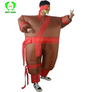 Adult Inflatable Ninja Costumes Brown Warrior Funny Halloween Cosplay Costume Party Blowup Inflatable Costume Christmas Clothing
Adult Inflatable Ninja Costumes Brown Warrior Funny Halloween Cosplay Costume Party Blowup Inflatable Costume Christmas Clothing