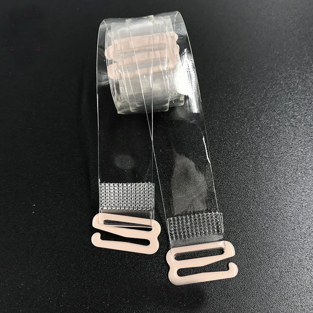 La MaxPa 1Pairs Pink Gold Buckle Bra Straps Belt Women Transparent Silicone Bra Straps Adjustable Intimates Accessories k545
La MaxPa 1Pairs Pink Gold Buckle Bra Straps Belt Women Transparent Silicone Bra Straps Adjustable Intimates Accessories k545