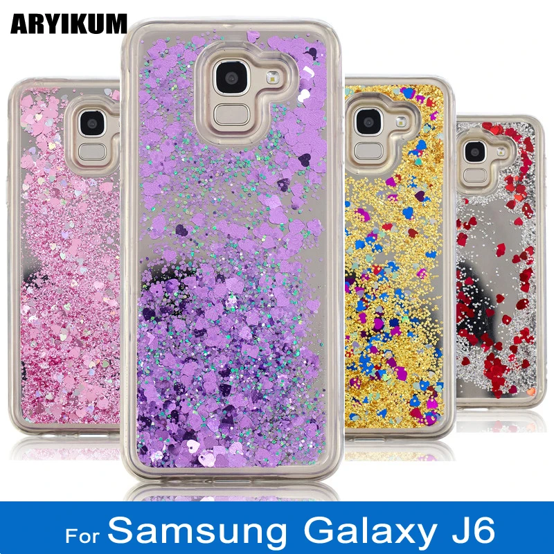 Шикарная блестящая многофункциональный чехол для samsung J6 SM J600 2018 мягкий