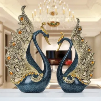 European Style Wedding Gifts Lovers Swan Resin Craftwork Figurines Simple Modern Home Decoration Valentine's Day Gift X1448
European Style Wedding Gifts Lovers Swan Resin Craftwork Figurines Simple Modern Home Decoration Valentine's Day Gift X1448
