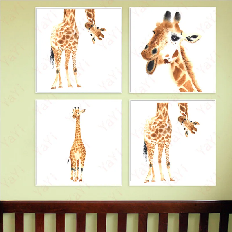 HAOCHU Nordic modern simple yellow Lovely giraffe animal home decoration canvas painting living room poster great wall art
HAOCHU Nordic modern simple yellow Lovely giraffe animal home decoration canvas painting living room poster great wall art