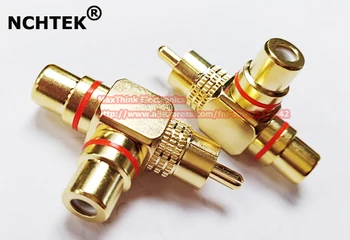 NCHTEK RCA Male Plug To Dual 2 RCA Female Jack T Adapter Connector,Audio Spliter, Double RCA female ,Gold/Free shipping/10PCS
NCHTEK RCA Male Plug To Dual 2 RCA Female Jack T Adapter Connector,Audio Spliter, Double RCA female ,Gold/Free shipping/10PCS