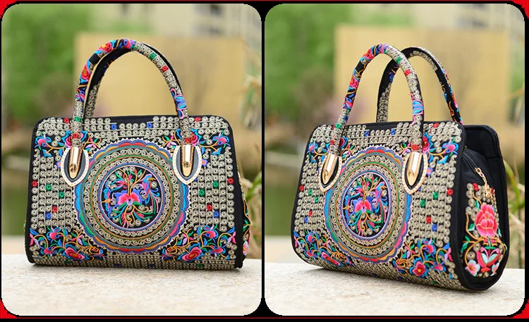 Sac à main tissu ethnique Sac à main tissu ethnique