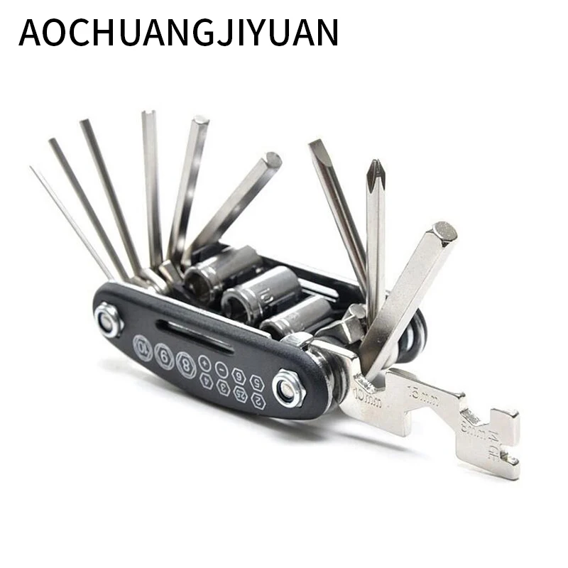 15 in 1 Bike Bicycle Repair Tool Set Hex Wrench + Screwdrivers + Nut Tools + Hex Key Bicicleta Bicycle Repairing Tools BHU2
15 in 1 Bike Bicycle Repair Tool Set Hex Wrench + Screwdrivers + Nut Tools + Hex Key Bicicleta Bicycle Repairing Tools BHU2