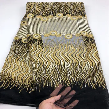 African Stones Lace Fabric 2019 High Quality Lace French Net Embroidery Tulle Lace Fabrics For Nigerian Party Dress CHYF8-2
African Stones Lace Fabric 2019 High Quality Lace French Net Embroidery Tulle Lace Fabrics For Nigerian Party Dress CHYF8-2