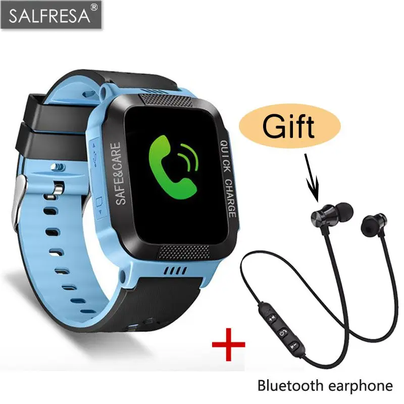 SALFRESA GPS Children Smart Watch With Camera Flashlight Baby Positioning Watch clock SOS Call Location Device Tracker Kid Safe
SALFRESA GPS Children Smart Watch With Camera Flashlight Baby Positioning Watch clock SOS Call Location Device Tracker Kid Safe