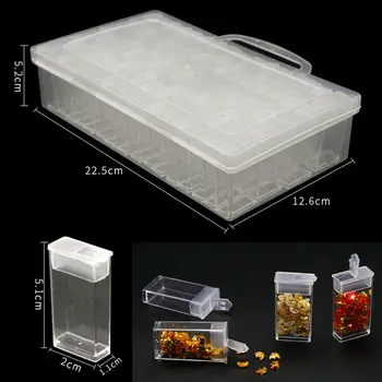64Pcs Diamond Painting Tools Embroidery Storage Boxes Accessory Rhinestone Diamond Painting Tools Beads Container Holder
64Pcs Diamond Painting Tools Embroidery Storage Boxes Accessory Rhinestone Diamond Painting Tools Beads Container Holder