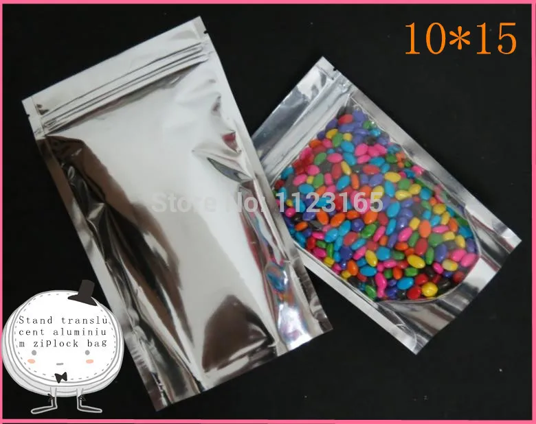 10x15cm,100 x Recloseable Stand up translucent aluminium zip Lock bag, Silvery Metallic Aluminum plastic pouch zipper Grip Seal
10x15cm,100 x Recloseable Stand up translucent aluminium zip Lock bag, Silvery Metallic Aluminum plastic pouch zipper Grip Seal