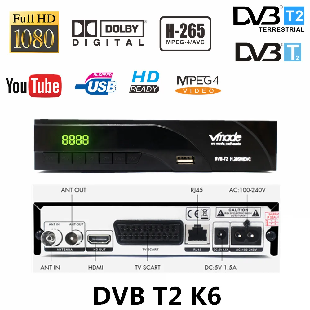 receive terrestrial signal dvb tv box DVB T/DVB T2 H.265 FTA support dobly AC3 youtube HD receiver with scart dvb t2 k6 tv tuner
receive terrestrial signal dvb tv box DVB T/DVB T2 H.265 FTA support dobly AC3 youtube HD receiver with scart dvb t2 k6 tv tuner