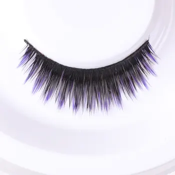 6 pairs E-3 black purple false eyelashes, premium colored eyelash, full strip fake eyelashes for women makeup evening party
6 pairs E-3 black purple false eyelashes, premium colored eyelash, full strip fake eyelashes for women makeup evening party