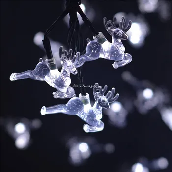 Waterproof 5M/6M 20/30 LED Solar Powered Christmas Deer Shape Fairy String Lights for Wedding Xmas Party Outdoor Garden Decor
Waterproof 5M/6M 20/30 LED Solar Powered Christmas Deer Shape Fairy String Lights for Wedding Xmas Party Outdoor Garden Decor