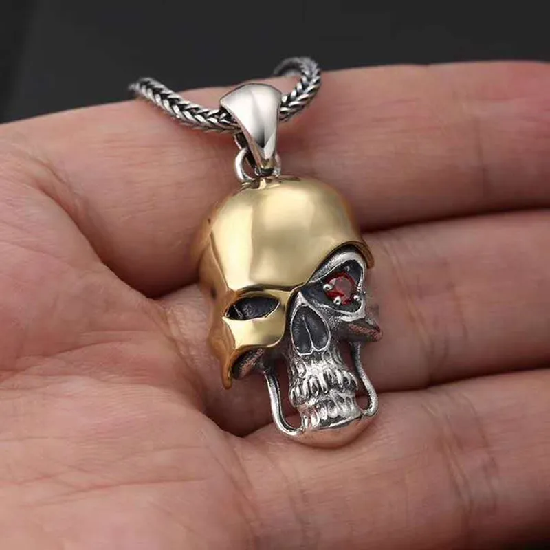 baroque style 925 Sterling Silver Antique store Simplistic Scarey Cool Skull Pendants THAI Vintage Gift Men Exaggerated Jewelry
baroque style 925 Sterling Silver Antique store Simplistic Scarey Cool Skull Pendants THAI Vintage Gift Men Exaggerated Jewelry