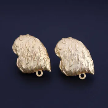 Earrings Post Connectors Linkers Heart Base Matte Metal Gold color for Women Statement Earring Hanging on Dangle Earrings Making
Earrings Post Connectors Linkers Heart Base Matte Metal Gold color for Women Statement Earring Hanging on Dangle Earrings Making