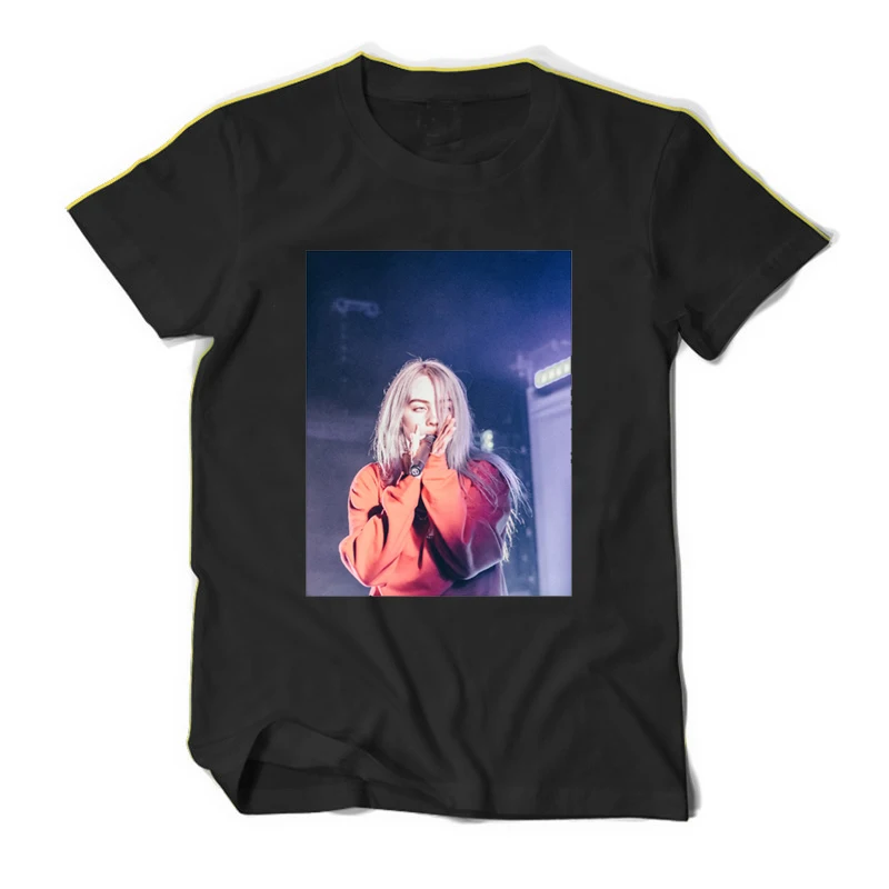 Vogue Men T Shirt Billie Eilish Tshirt Male Summer Black White 100% Cotton T-shirt Streetwear Casual Tops Tee Base Plus Size
Vogue Men T Shirt Billie Eilish Tshirt Male Summer Black White 100% Cotton T-shirt Streetwear Casual Tops Tee Base Plus Size
