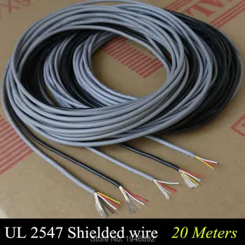 20m UL 2547 28/26/24 AWG Multi-core Control Cable Copper Wire Shielded Audio Cable Headphone Cable Signal Wire
20m UL 2547 28/26/24 AWG Multi-core Control Cable Copper Wire Shielded Audio Cable Headphone Cable Signal Wire