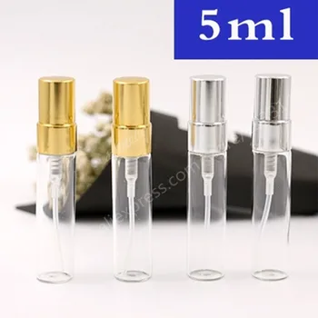300x 5ml Glass Perfume Bottle with Aluminum Sprayer 1/6oz Refillable Mist Spray Bottle Atomizer, Hot sale
300x 5ml Glass Perfume Bottle with Aluminum Sprayer 1/6oz Refillable Mist Spray Bottle Atomizer, Hot sale