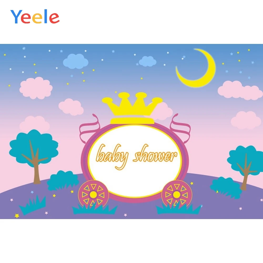 Yeele Vinyl Baby Shower Crown Cloud Party Photograph Backdrop Newborn Girl Boy Photocall Background for Photo Studio
Yeele Vinyl Baby Shower Crown Cloud Party Photograph Backdrop Newborn Girl Boy Photocall Background for Photo Studio