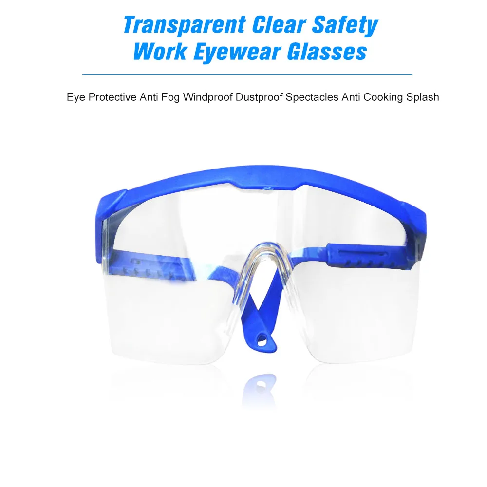 1PCS Transparent Clear Safety Work Eyewear Glasses Eye Protective Anti Fog Windproof Dustproof Spectacles Anti Cooking Splash
1PCS Transparent Clear Safety Work Eyewear Glasses Eye Protective Anti Fog Windproof Dustproof Spectacles Anti Cooking Splash