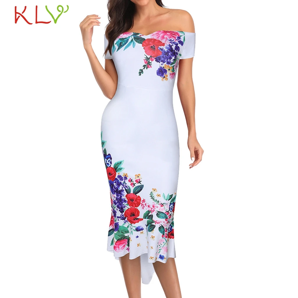 Dress Women Sexy Bodycon Floral Print Elegant Summer Knee Dress Evening Party Night Dress 2019 PlusSize Vestidos Robe Femme 19My
Dress Women Sexy Bodycon Floral Print Elegant Summer Knee Dress Evening Party Night Dress 2019 PlusSize Vestidos Robe Femme 19My