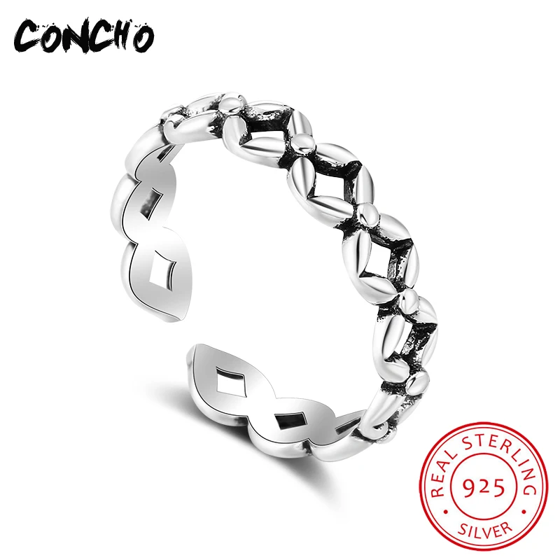 2018 Real New Arrival Wedding Bands Party Anel Feminino Concho Jewelry 925 Sterling Silver Geometric Shape Rings For Women
2018 Real New Arrival Wedding Bands Party Anel Feminino Concho Jewelry 925 Sterling Silver Geometric Shape Rings For Women