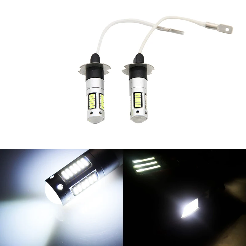 6000K White 30-SMD 3014 H3 Led Replacement Bulbs For Car Front Driving Fog Daytime Running Lights DRL Daylight Lamps
6000K White 30-SMD 3014 H3 Led Replacement Bulbs For Car Front Driving Fog Daytime Running Lights DRL Daylight Lamps