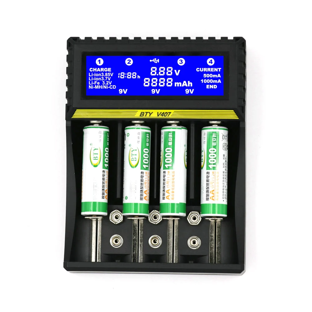 Lii-500 100 202 402 300 1.2V AA AAA NiMH lithium battery Charger LCD 3.7V 18650 18350 16340 10440 14500 26650 20170
Lii-500 100 202 402 300 1.2V AA AAA NiMH lithium battery Charger LCD 3.7V 18650 18350 16340 10440 14500 26650 20170