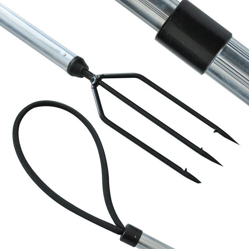 1 piece Fishing Spear Durable Sharp 2 section 4 Tine stainless Prong Ice Spear fishing Tool Easy Catching Black Fish Gig
1 piece Fishing Spear Durable Sharp 2 section 4 Tine stainless Prong Ice Spear fishing Tool Easy Catching Black Fish Gig