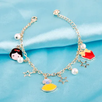 Sweet Style Bracelets for Women Girls princess Stars Handmade Jewelry Daily Wear Accessories Charm Chain Bangle Bracelet Gift
Sweet Style Bracelets for Women Girls princess Stars Handmade Jewelry Daily Wear Accessories Charm Chain Bangle Bracelet Gift
