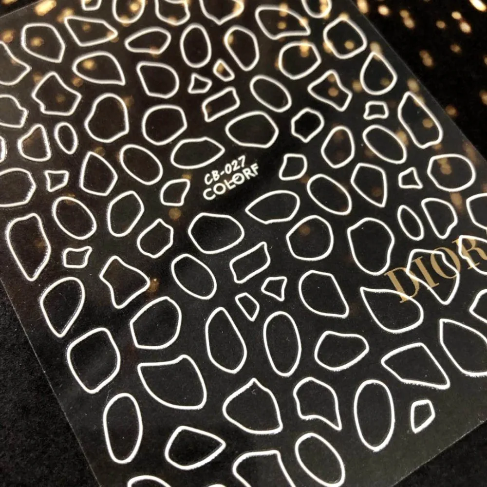 CB series CB-26-27-40 Black White Gold Silver letters 3d nail art stickers decal template diy nail tool decorations
CB series CB-26-27-40 Black White Gold Silver letters 3d nail art stickers decal template diy nail tool decorations