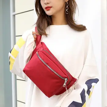 Waterproof Pure Color Shoulder Women Waist Fanny Belt Packs Nylon Chest Bag
Waterproof Pure Color Shoulder Women Waist Fanny Belt Packs Nylon Chest Bag