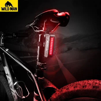 WILD MAN USB Charging Bicycle Rear Light Cycling Long Life Time Taillight Waterproof MTB Road Bike Tail Light Bicycle Back Lamp
WILD MAN USB Charging Bicycle Rear Light Cycling Long Life Time Taillight Waterproof MTB Road Bike Tail Light Bicycle Back Lamp