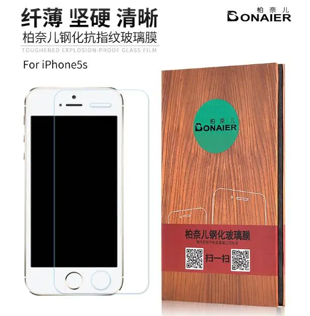 Top Brand Bonaier Good oleophobic coating Wear-resisting Anti Blue 2.5D Tempered Glass Film for Iphone 5 5S 5C SE Freeshipping
Top Brand Bonaier Good oleophobic coating Wear-resisting Anti Blue 2.5D Tempered Glass Film for Iphone 5 5S 5C SE Freeshipping