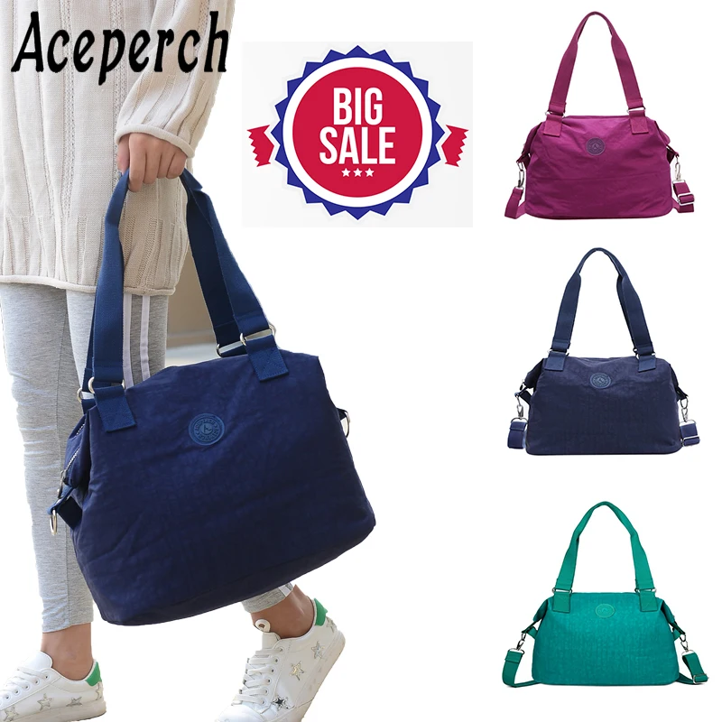 Fashion Handbag Women Large Shoulder Bag Nylon Big Tote Luxury Brand Black Blue Green Purple Mummy Diaper Bags bolsas
Fashion Handbag Women Large Shoulder Bag Nylon Big Tote Luxury Brand Black Blue Green Purple Mummy Diaper Bags bolsas