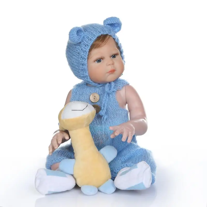Кукла новорожденная 20 дюймов 50 см мягкие силиконовые куклы Новорожденные с