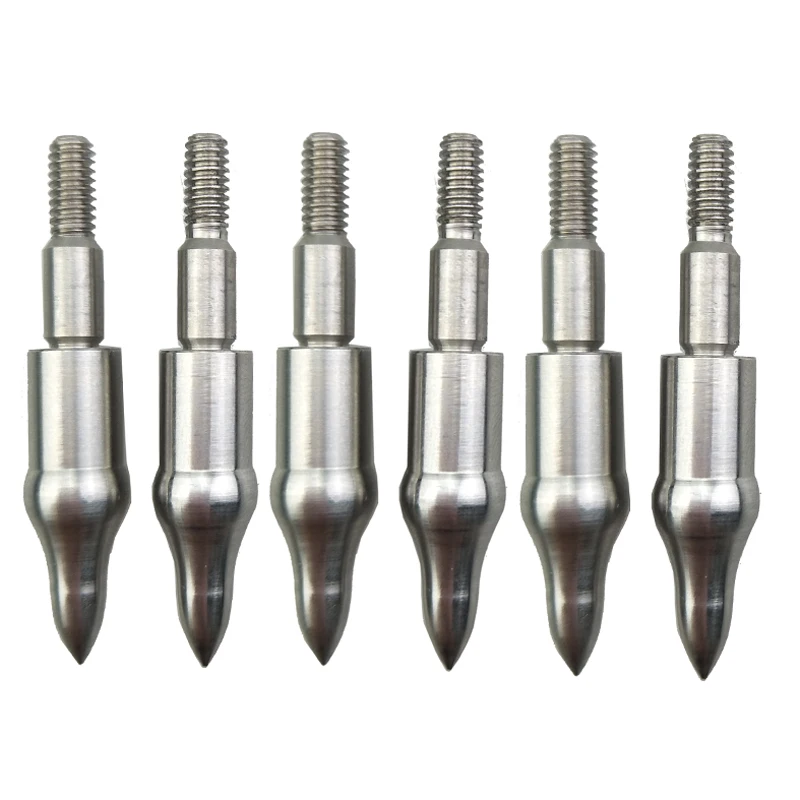 6pcs Archery Target Broadhead 150 Grain Arrowhead Silver Arrow Field Tips Hunting Points Traditional Arrow Head Accessory
6pcs Archery Target Broadhead 150 Grain Arrowhead Silver Arrow Field Tips Hunting Points Traditional Arrow Head Accessory
