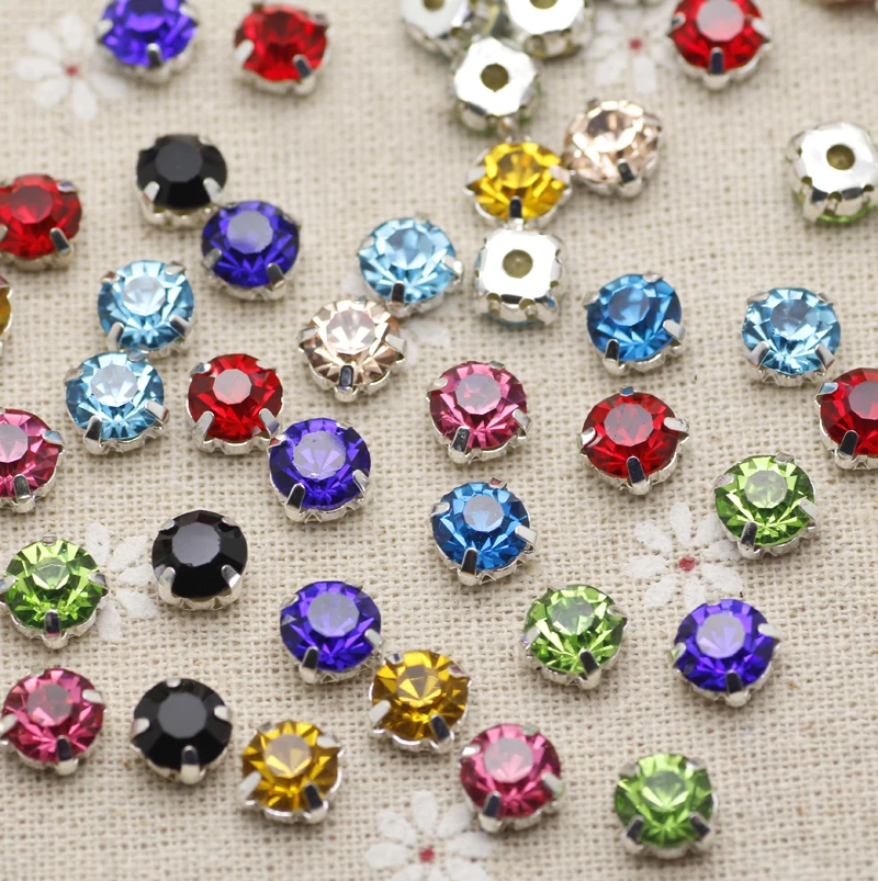 200pcs 3.8mm Colorful Mix color Silver Base Sew On Stone With Claws Plated Setting Chatons Crystal Glass Stones Dress Decoration
200pcs 3.8mm Colorful Mix color Silver Base Sew On Stone With Claws Plated Setting Chatons Crystal Glass Stones Dress Decoration
