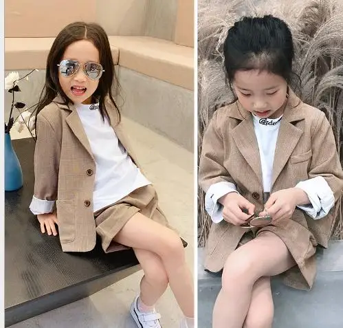 Suit for Boy/Girls Single Breasted set Suits for Weddings Costume Enfant Garcon Mariage Child Blazer Brown party 2pcs Kids Suit
Suit for Boy/Girls Single Breasted set Suits for Weddings Costume Enfant Garcon Mariage Child Blazer Brown party 2pcs Kids Suit