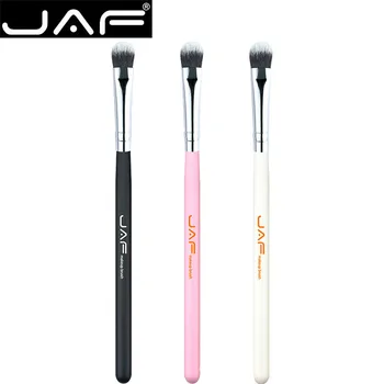 JAF Brand Black Short Eye Shadow Brush Soft Synthetic Hair Makeup Brushes Silver Aluminum Tube with Eco-friendly Wooden Handle
JAF Brand Black Short Eye Shadow Brush Soft Synthetic Hair Makeup Brushes Silver Aluminum Tube with Eco-friendly Wooden Handle