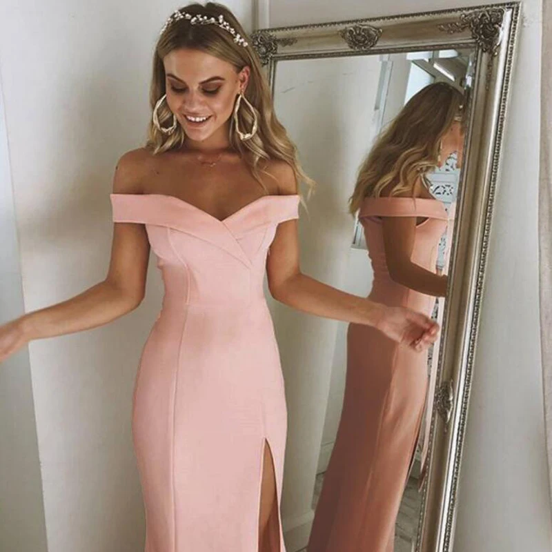 Tube Top Split Sexy Party Dress Fashion Solid Straight Fashion Women Long Dress Vestidos Verano 2018 Five Colors Casual Dress
Tube Top Split Sexy Party Dress Fashion Solid Straight Fashion Women Long Dress Vestidos Verano 2018 Five Colors Casual Dress