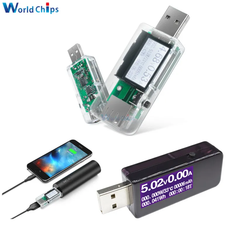 7 in 1 USB 3.0 Tester Digital Voltmeter Thermometer Ammeter Temperature Battery Capacity Indicator Meter Voltage Current Power
7 in 1 USB 3.0 Tester Digital Voltmeter Thermometer Ammeter Temperature Battery Capacity Indicator Meter Voltage Current Power