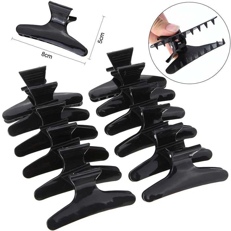 Pro Salon Black Butterfly Hair Claw Section Clip Clamps Plastic Hairpins Hairstyle Design Styling Tools Hairdressing Tool
Pro Salon Black Butterfly Hair Claw Section Clip Clamps Plastic Hairpins Hairstyle Design Styling Tools Hairdressing Tool