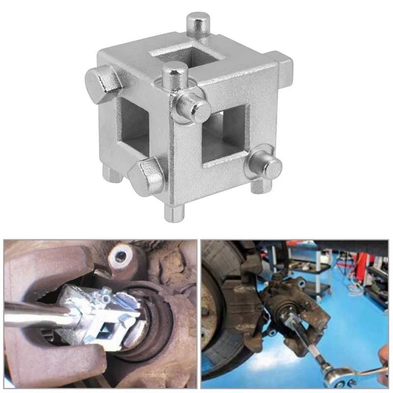 Universal Car Rear Disc Brake Piston Retractor Adaptor Tool Wind Back Cube Calliper Adaptor Car Repair Tools Car Accessaries
Universal Car Rear Disc Brake Piston Retractor Adaptor Tool Wind Back Cube Calliper Adaptor Car Repair Tools Car Accessaries