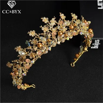 CC tiaras crowns hairbands luxury crystal gold-color baroque sweet wedding hair accessories for women jewelry bijoux gifts HG255
CC tiaras crowns hairbands luxury crystal gold-color baroque sweet wedding hair accessories for women jewelry bijoux gifts HG255